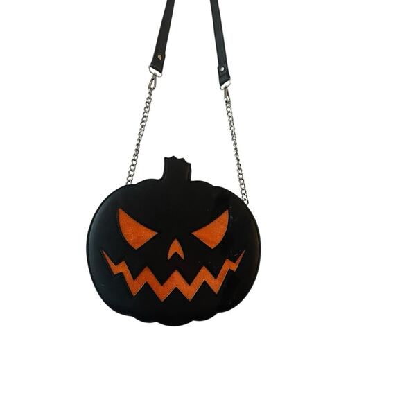 Sourpuss Handbags - Sourpuss Pumpkin Sparkle Purse